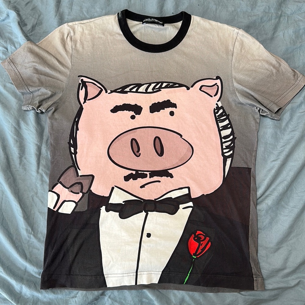 Dolce Gabbana printed tshirt short sleeve size M